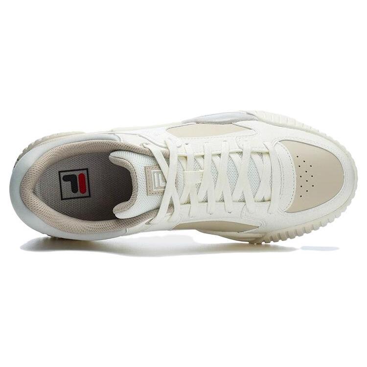New FILA Blocks Shoes 'White Beige Grey' Women's F12M312209FOS