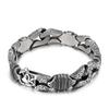 Retro Style 14mm Men's Totem Bracelet Stainless Steel Wristband Jewelry Party Accessories