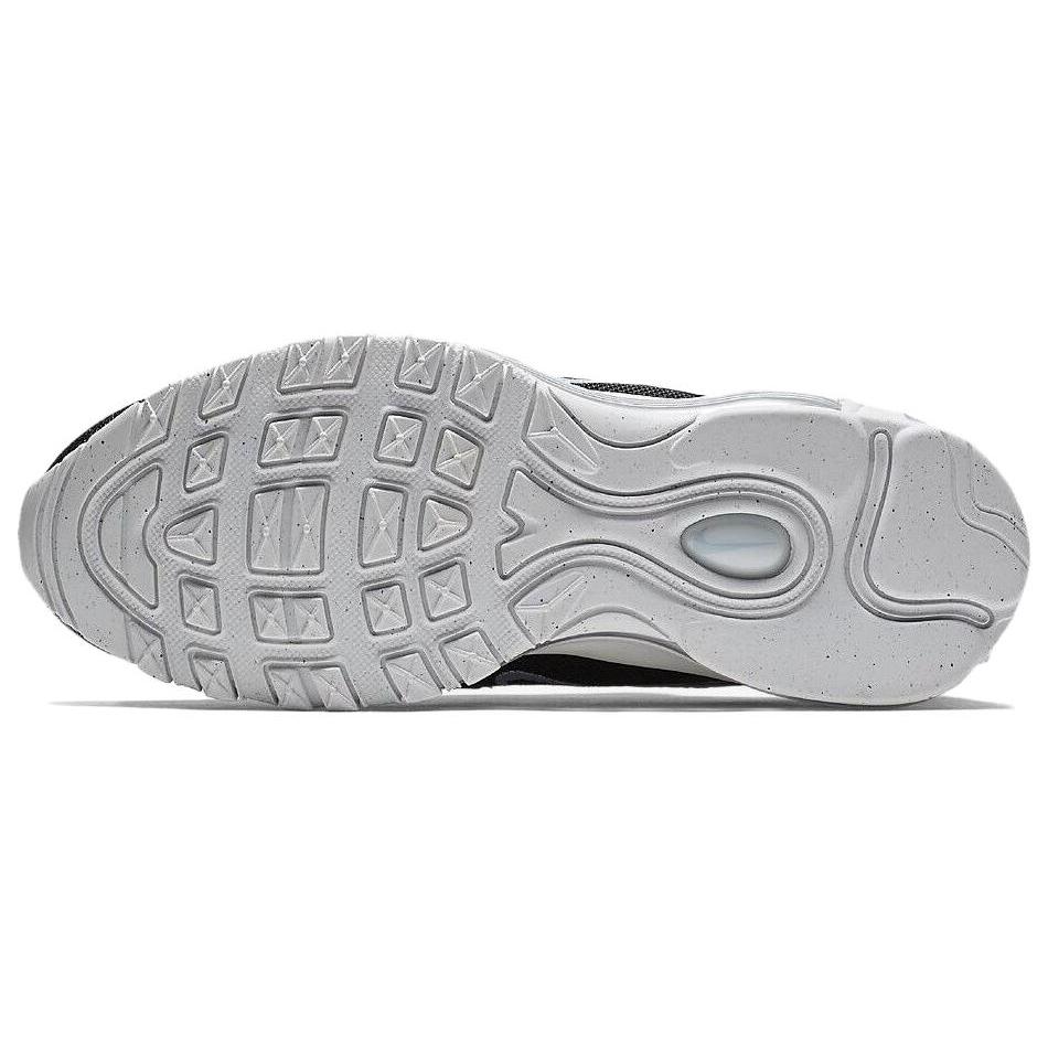 Nike Air Max 97 Synthetic Leather Abrasion Resistant Low top Kids Running Shoes Black Teenagers AH9153-001