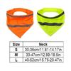 Drool Towel Dog Safety Scarf Triangle Reflective Puppy Visibility Bib Breathable Protective Pet Fluorescent Clothes