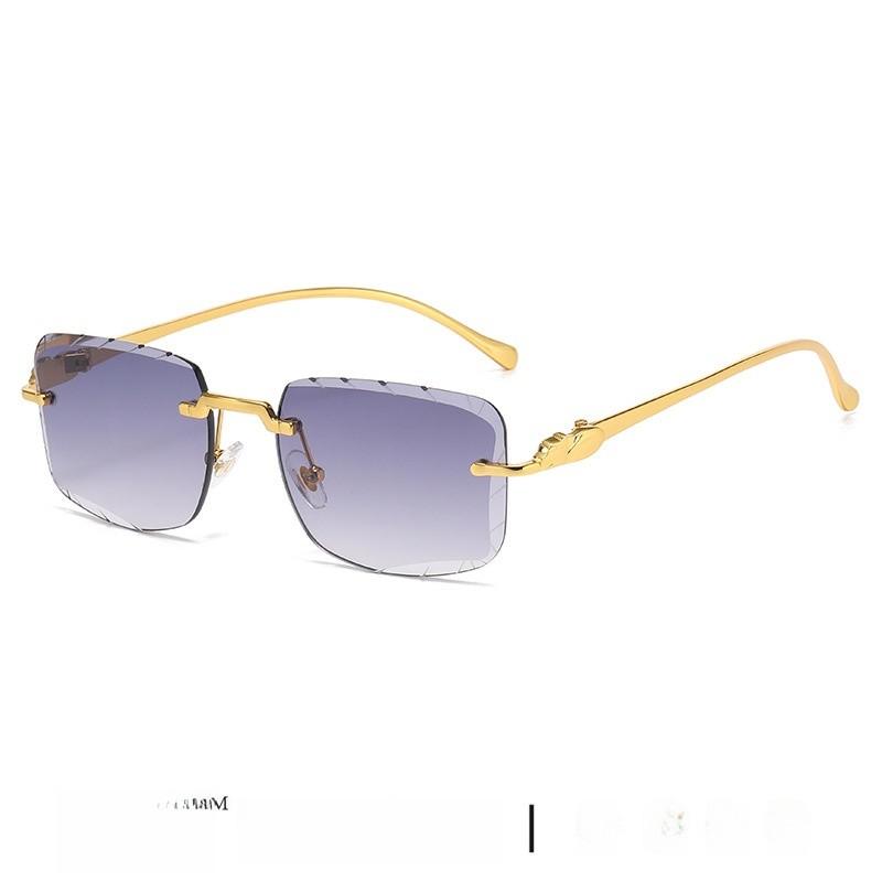 Солнцезащитные очки с принтом леопарда для мужчин и женщин с металлической оправой и поликарбонатными линзами для путешествий