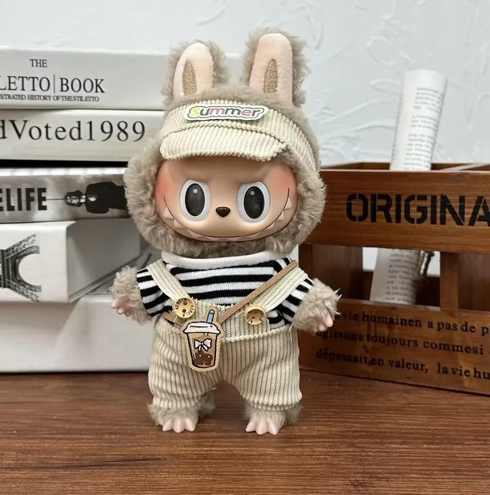 17см Мягкая игрушка Лабубу Одежда Несколько стилей Набор одежды Наряд Лабубу Аксессуары Модная игра Одежда Лабубу