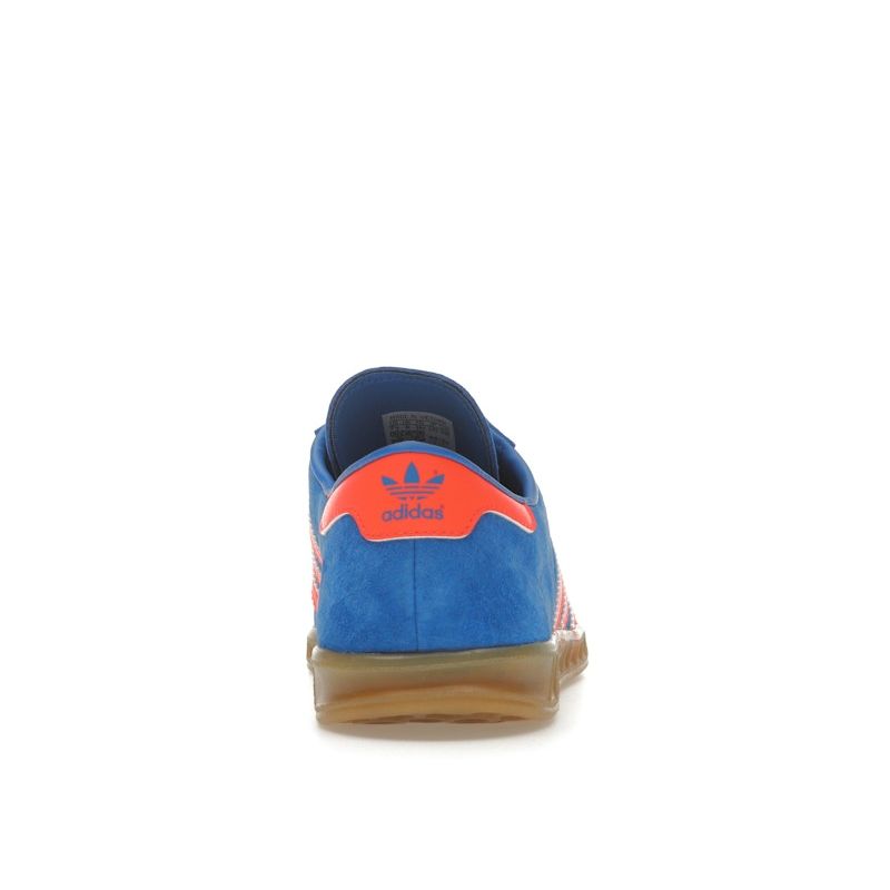 adidas Hamburg Blue Bird Solar Orange женские кроссовки Gum IH5471
