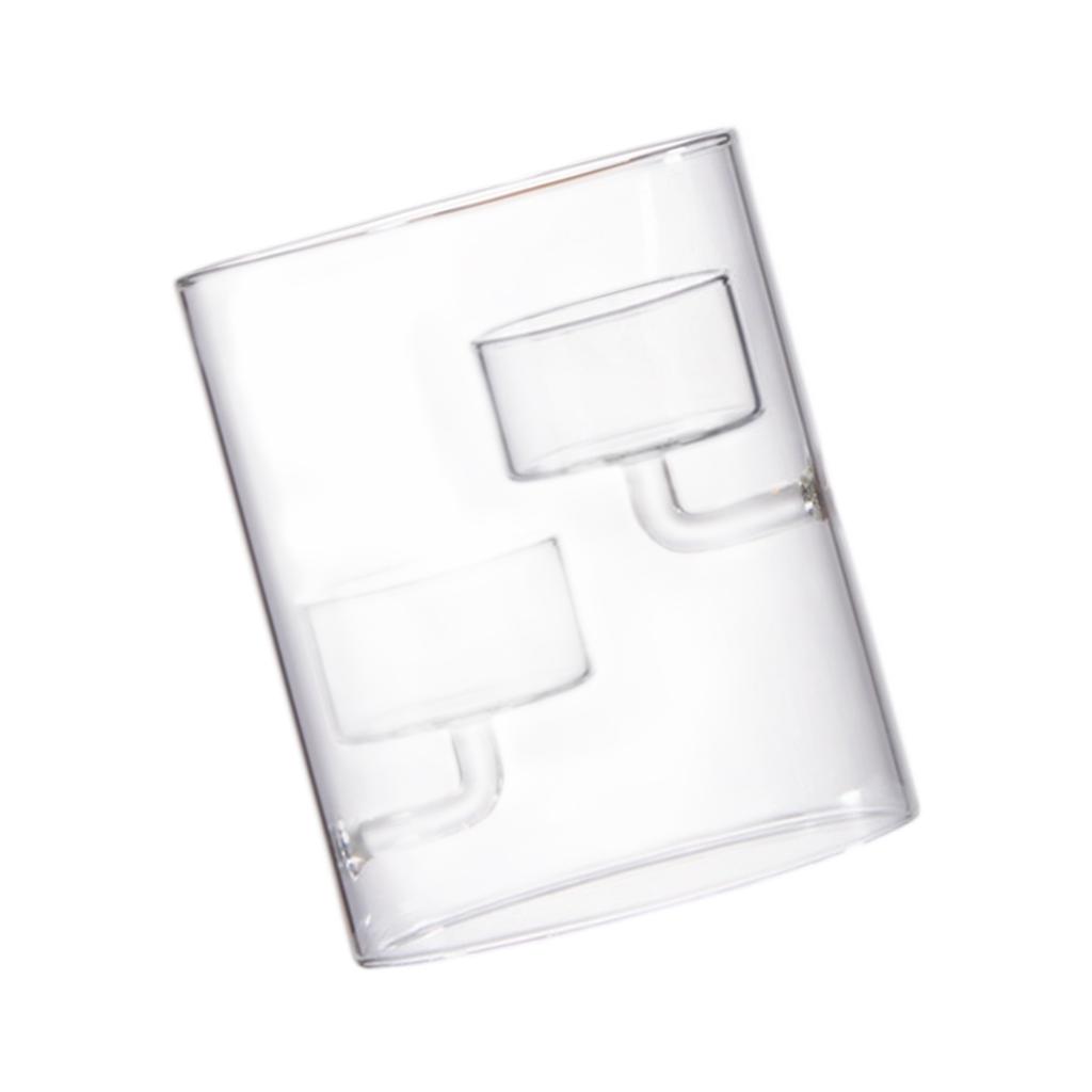 Cylinder Glass Votive Tealight Candle Holder Clear Floating Candle Display DIY Table Centerpieces Decoration Craft