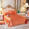 24 Colours Plain Pure Colour Bedspread On The Bed Soft Enlarged Bed Sheets and Pillowcases for Queen King Size Bed