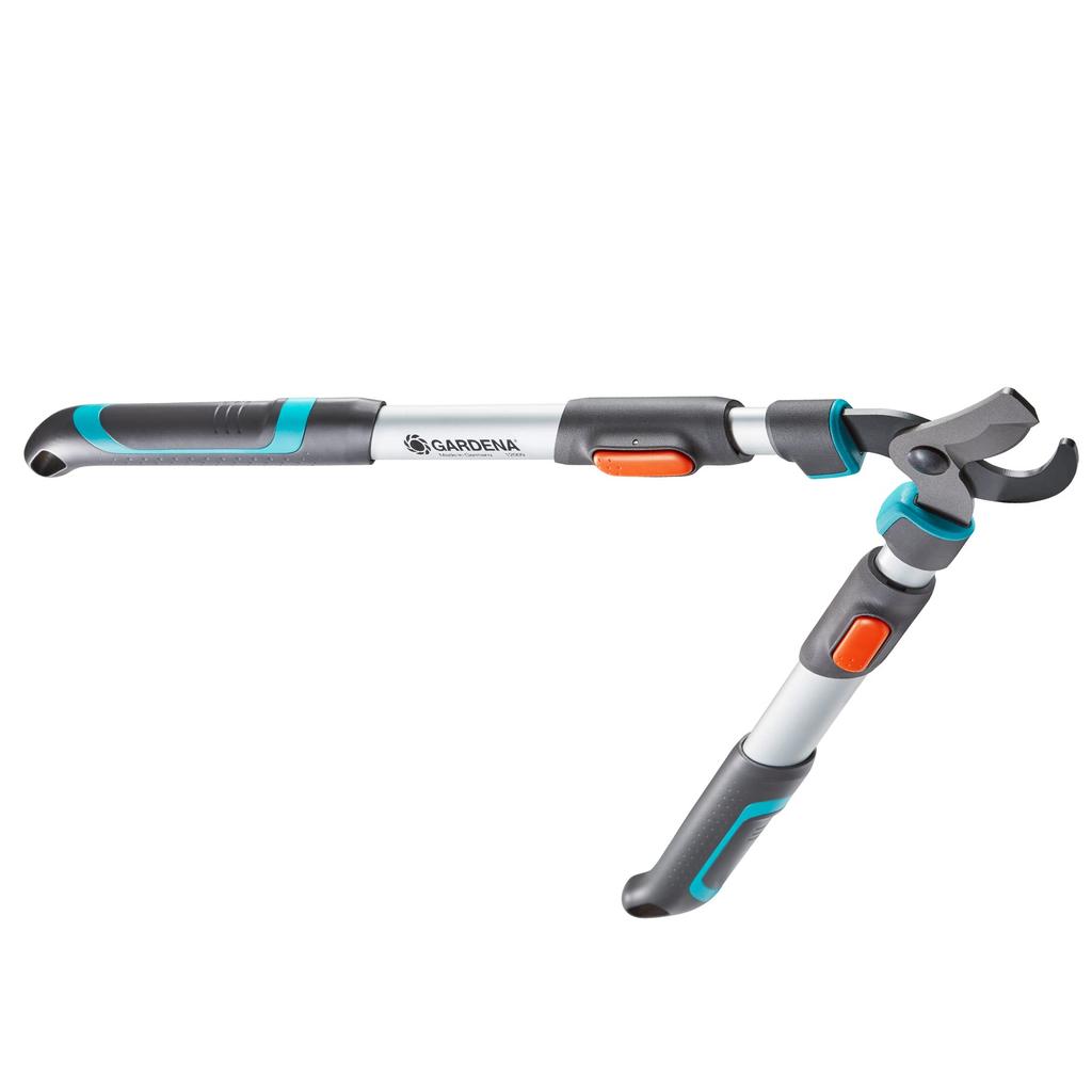 GARDENA Обрезка толстых ветвей Диаметр реза Обходной тип Рукоятка Телережим для ветвей Изготовлено в До 25 лет Продукт До 25 лет Ножницы,