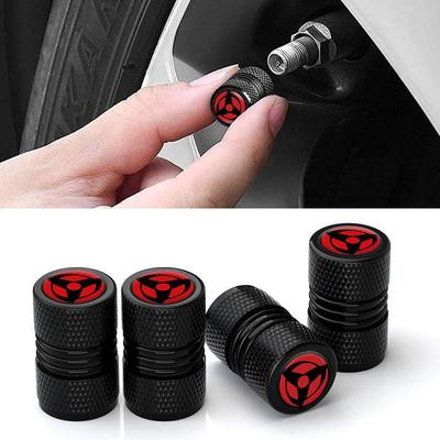4 шт. Универсальные DIY Аниме Наклейки Колпачки для Ниппелей Воздушных Клапанов Колес Автомобилей Мотоциклов Грузовиков Велосипедов