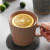 Nordic Ceramic Retro Coffee Mug Simple Office Tea Cup Coarse Pottery Handmade Breakfast Milk Mug Couple Drinkware