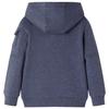 Children's Zip-up Hoodie Dark Blue Marl 92/104/116/128/140