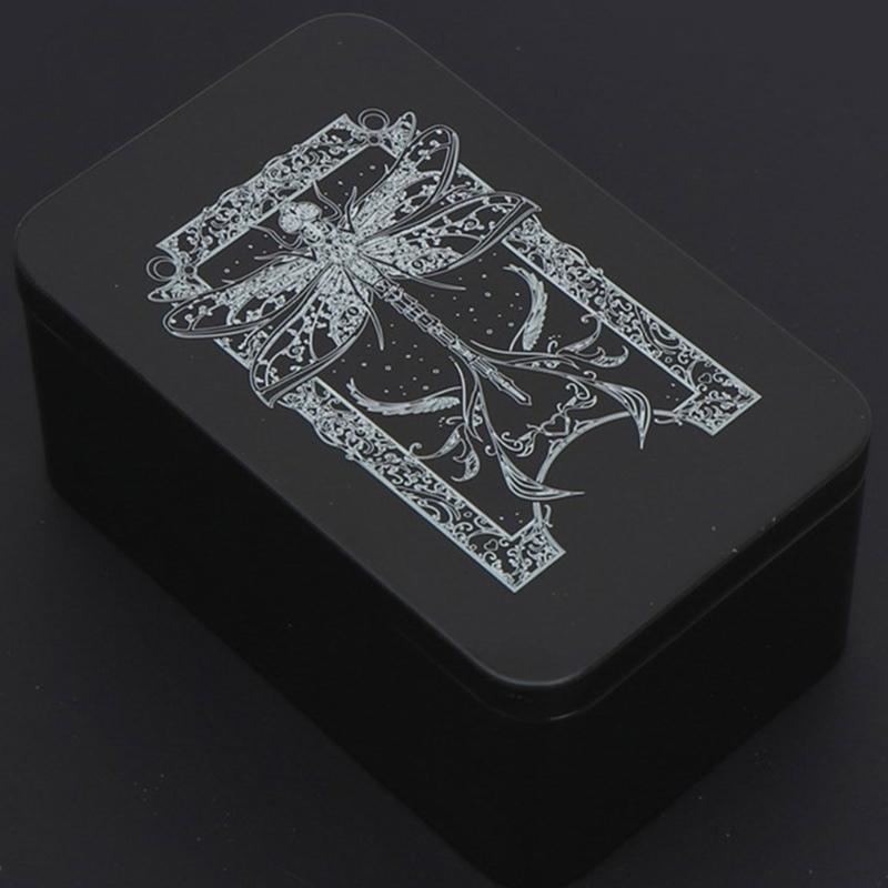 Прямоугольная коробка для Таро Контейнер для игральных карт Чехол для хранения украшений Упаковочная коробка