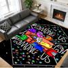 Among Us Print Crystal Velvet Plush Rug Anti?Slip Wear?Resistant Floor Carpet For Indoor Household Home Decoration