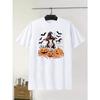 Halloween Cow Pumpkin Ghost Tshirt Cute Farm Witch Unisex Graphic Tee