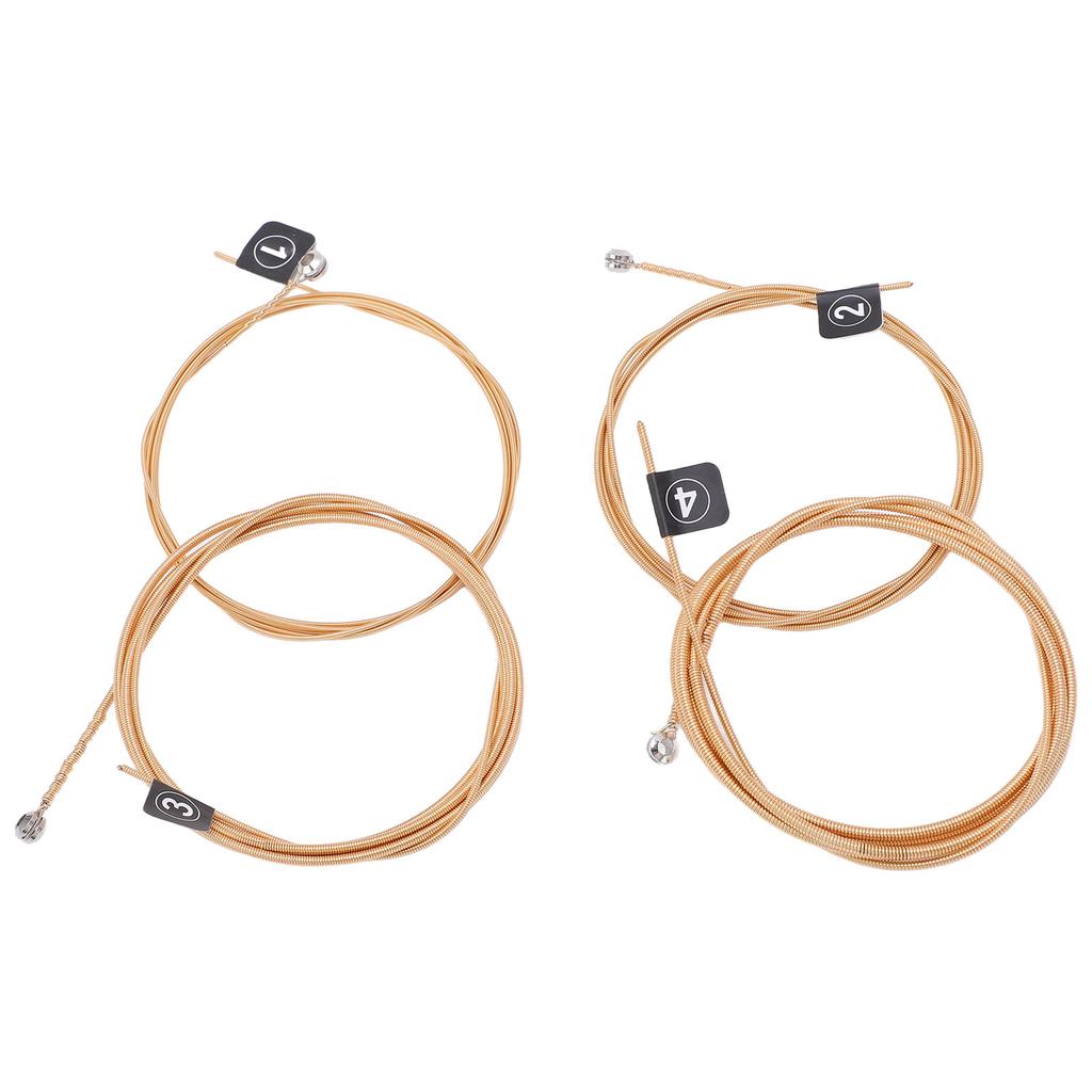 4 шт. Металлическая струна для бас-гитары G D A E 4 ноты Набор аксессуаров для инструмента Комплект для замены