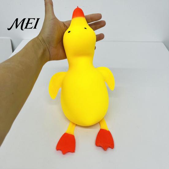 Peanut Shaped Sensory Toy Anti-stress Duck Fidget Toys, Cute Pineapple Decompression Squeeze Toys for Kids Adults, Creative Desktop Ornaments
