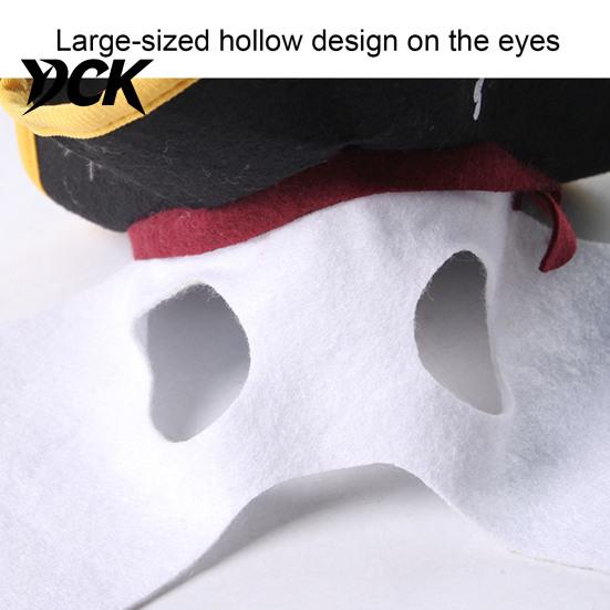 Unique Dog Halloween Gear Pet Pirate Hat, Black Hood with Feather, Funny Cat Cosplay Decorative Hat for Small Pets Face Mask Dogs And Cats