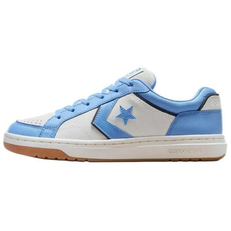 Converse Pro Blaze Classic удобные нескользящие прочные низкие унисекс белые с синим