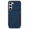 SUTENI H17 For Samsung Galaxy S23 Magnetic Case Card Slots PU+TPU Kickstand Phone Cover