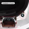 10Pcs Car Anti-Noise Sticker Door Trunk Shockproof Crashproof Buffer For BMW F34 F07 F06 F10 F30 F25 F26 F48 F39 E71 E70 F44 F35 XB5