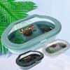 With Basking Island Detachable Plastic Reptile House Reptile Habitat Turtle Tank Turtle Feeding Box