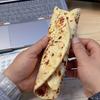 Канвас Летающий Блинчик Пенал Сумка-Пенал на Тему Еды Организация Рабочего Стола
