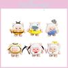 6 Pcs Eggy Party Sheep Design Mini Model Desktop Decoration Ornament Set For Kids And Adults