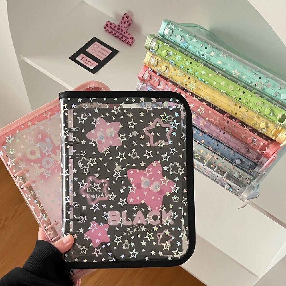 A5 Photocard Holder PVC Photo Collect Book Cover Stationery Card Binder Pack Girls Gifts