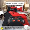 Game Handle Pattern 3D Printed Bedding Set For Boys Mens Bedroom Decorative Bedspread Sports Style Home Duvet Cover Pillowcases