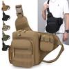 Мужская наплечная сумка большой вместимости, сумка через плечо, уличная многофункциональная спортивная нагрудная сумка