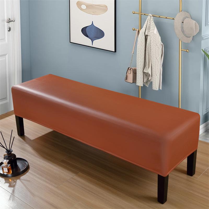 ПУ Чехол для скамьи Стрейч Всевключающий Чехол для табурета Водонепроницаемый Чехол для сиденья пианино Накидка Гостиная Моющийся Защитник для скамьи