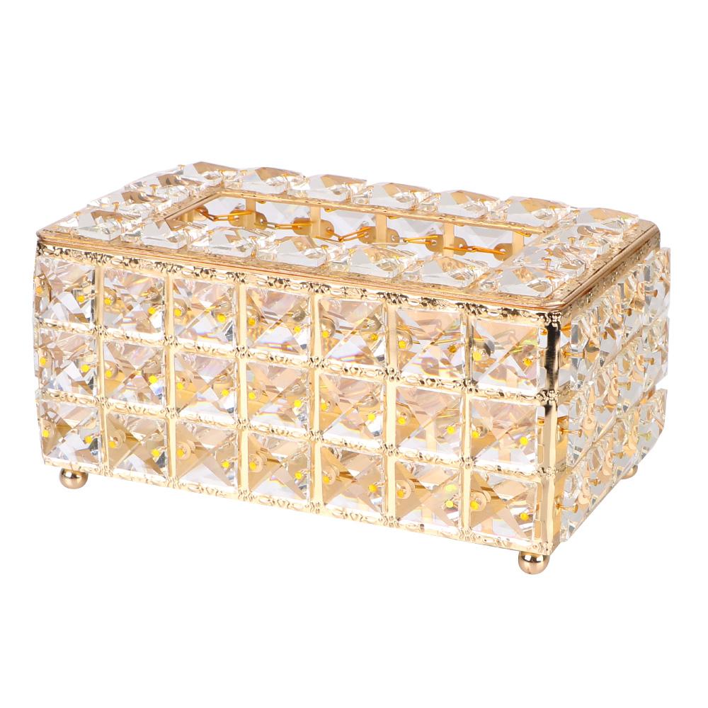 Коробка для салфеток Держатель для салфеток для лица Спальня Офис Отель Кафе Кофейная площадь Европейский стиль Хрустальный куб Бар Коробка для салфеток Диспенсер для салфеток