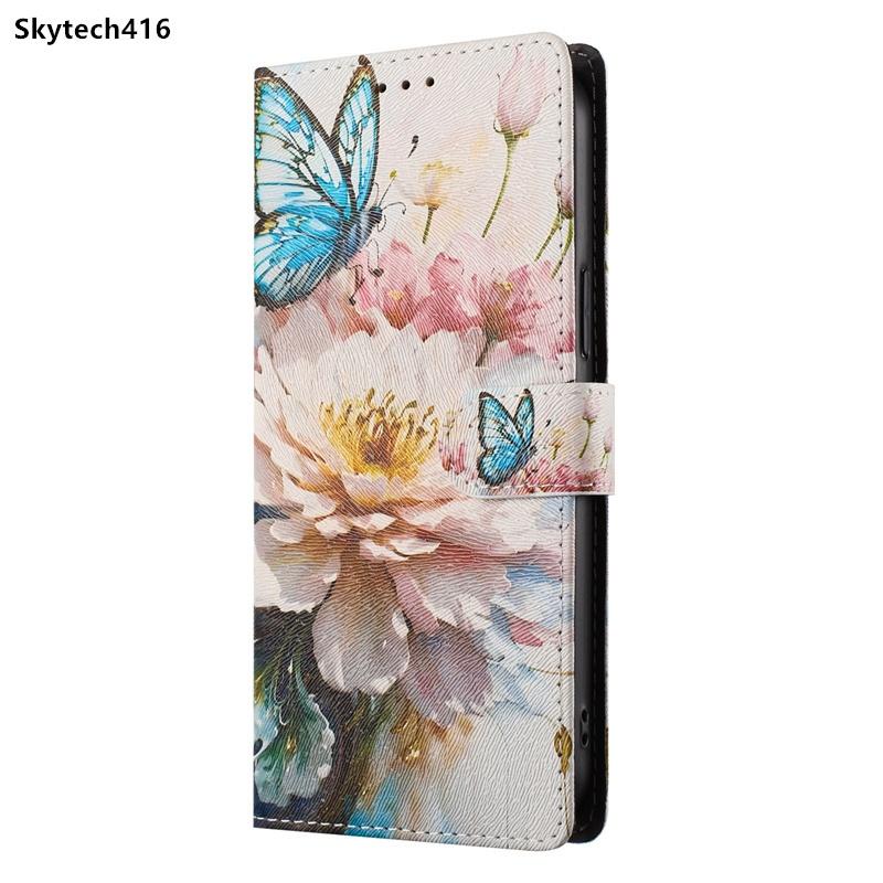 Leather Wallet Flip Case For ZTE Blade A35 Core Lite A56 A76 V40 V41 V50 V60 Smart V70 Design Max Vita Optus X Max Australia Pro 4G 5G Cover