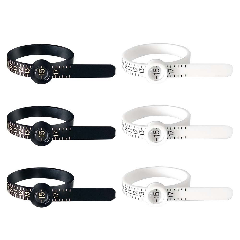 Ruler With Magnifier Finger Size Tester Ring Sizer Finger Gauge Finger Size Coil Measurement Belt