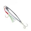 10 шт./упак. Металлический литой джиг-блесна 20 г 30 г 40 г Набор приманок С крючком Литье Джиггинг Рыба Басс Рыбалка Приманка Искусственная приманка