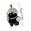 Cartoon Cat Plush Toy Silly Black Cat Stuffed Toy Knight Cat Plush Doll  Christmas Gift