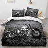 Motorcycle Bedding Set Single Twin Full Queen King Size Wild Race Bed Set Aldult Kid Bedroom Duvetcover Sets 3D Print Cool 031