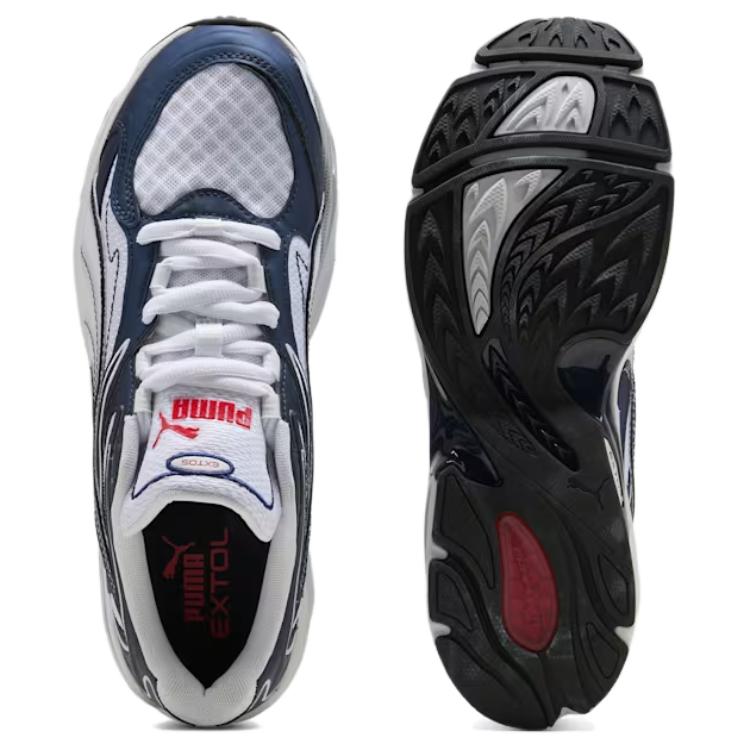Puma Extos Millennium White Deep Navy Unisex Sneakers Blue 398784-01