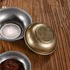 Stainless Steel Sauce Dishes Food Contact Safe Scratch Proof Mini Serving Trays for Hot Pot Sushi Dipping Home Commercial Use