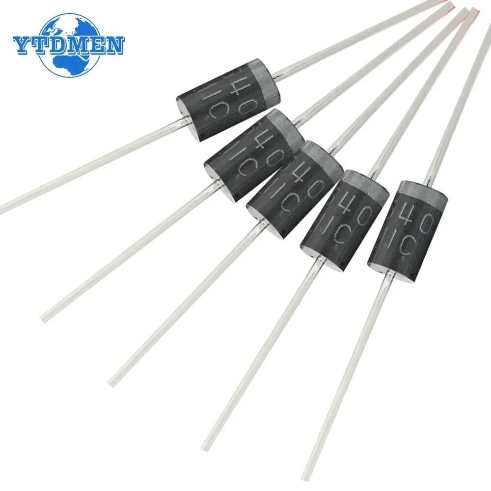 50/100 шт. выпрямительный диод 1N5406 1N5408 DO-27 3A 600 В 1000 В электронный компонент