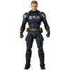 MAFEX CAPTAIN AMERICA Капитан Америка Костюм-невидимка Высота 160 мм Окрашенная фигурка № 202 приблизительно. Немасштабируемый