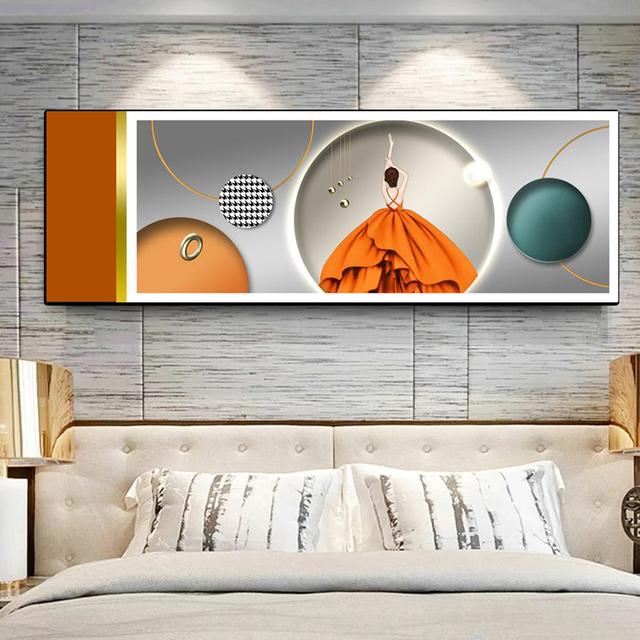 Modern Abstract Geometry Canvas Painting Posters and Prints Nordic Morandi Wall Art Pictures Living Room Home Decor No Frame