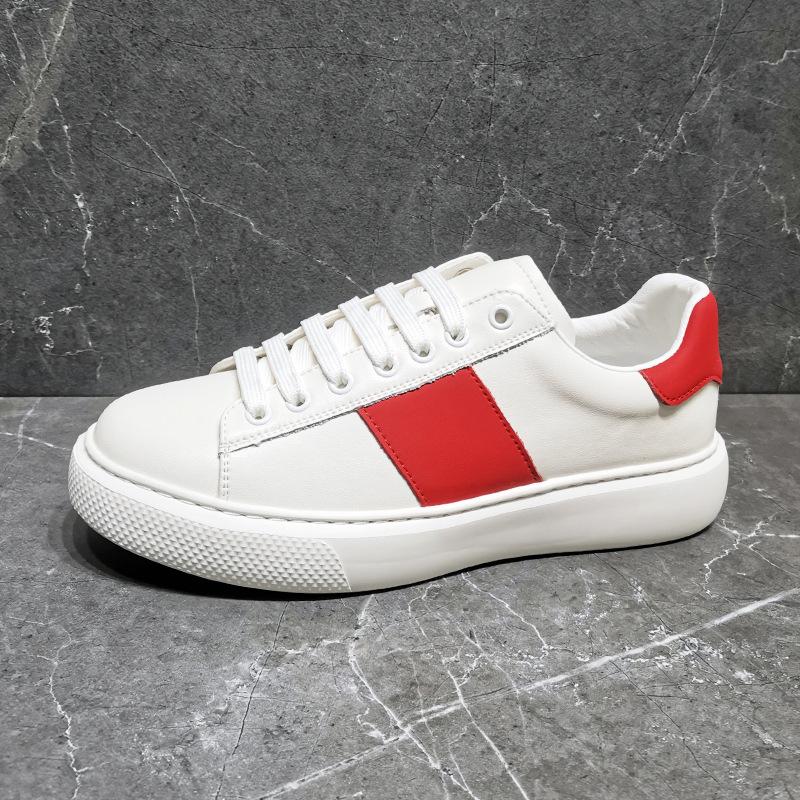 Кожаная мужская обувь, кеды, весна и осень, повседневные маленькие белые туфли, коровья кожа, европейские товары, универсальные, дышащие, мягкая подошва, для вождения, четыре сезона