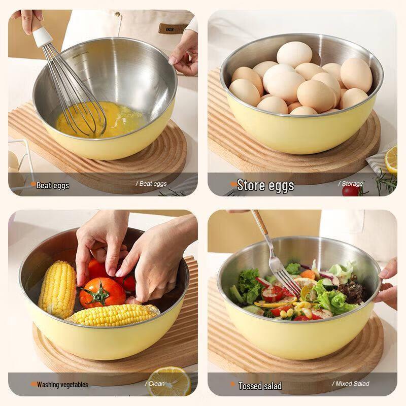 ZISIZ 316 Stainless Steel Dough Mixing Bowl
