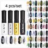 4 шт./компл. набор лаков для ногтей красочный лак для стемпинга ногтей для штамповки ногтей печать лак