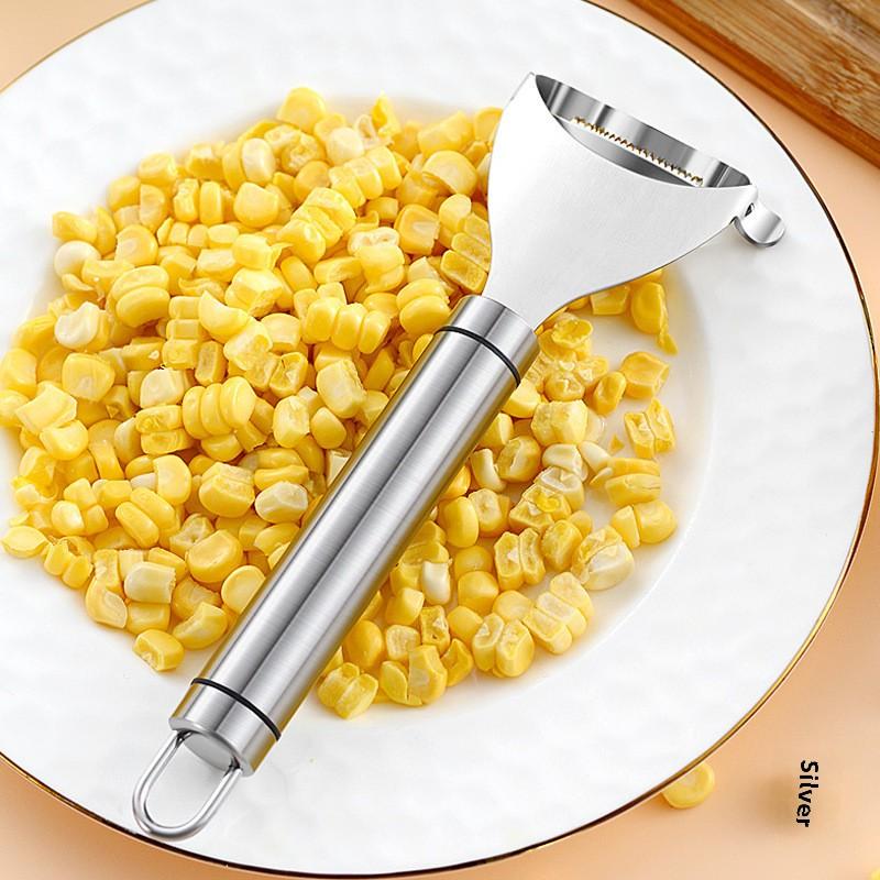 Stainless Steel Corn Cob Remover, Corn Kernel Stripper Tool, Kitchen Gadget for Quick Corn Removal