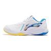 Li Ning Thunder Junior удобные прочные кроссовки для тренировок по бадминтону детская обувь белого и синего цвета AYTT014-6