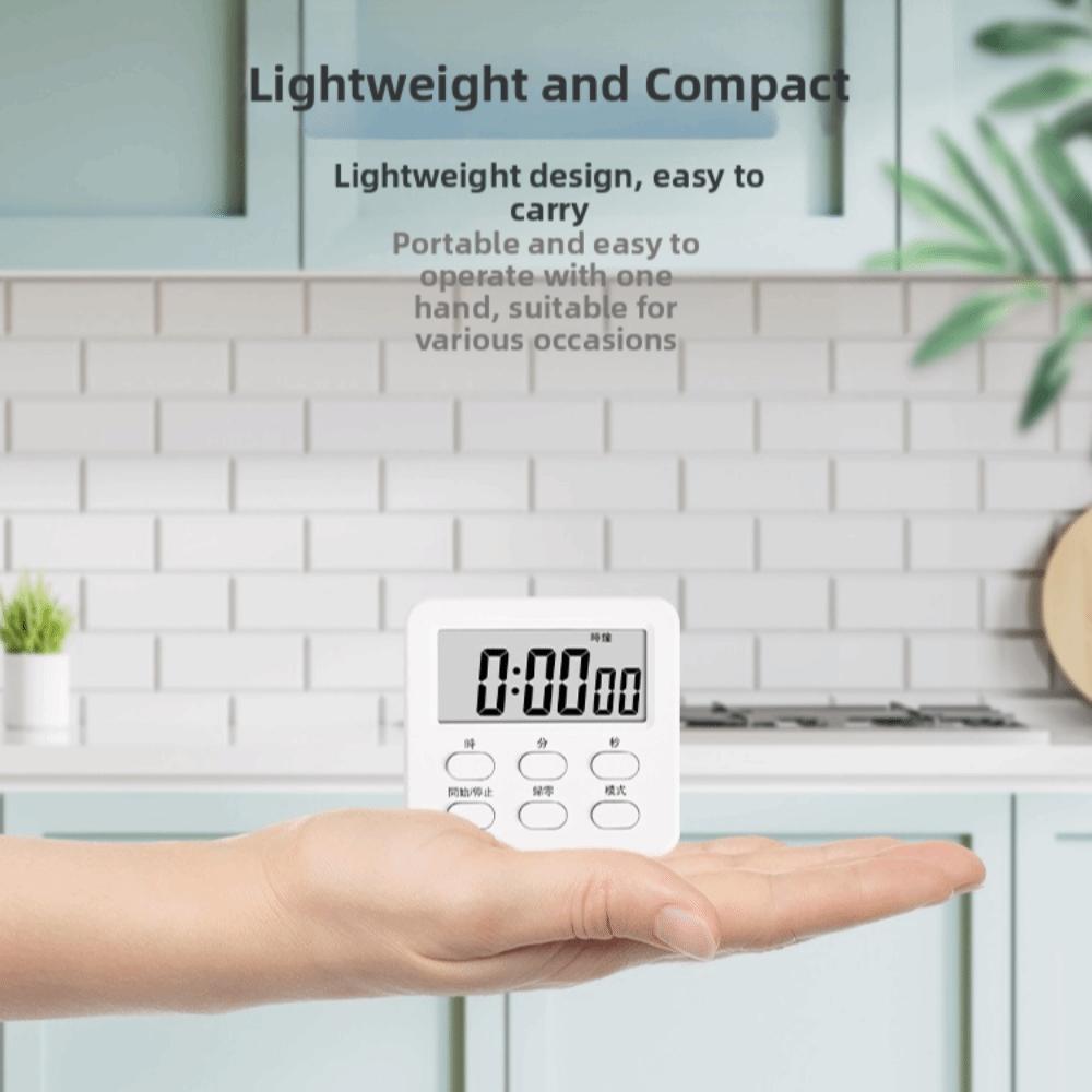 LED Display Alarm Clock Timer Multi-functional Countdown Timer Digital Kitchen Timer for Baking