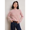 Women's Cashmere Half-High Collar Long Sleeve Sweater for Autumn/Winter