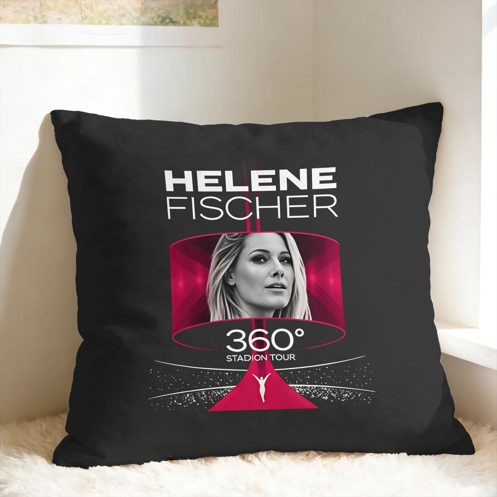 Наволочка для подушки H-Helene Fischer 360° Stadium Tour Мягкая наволочка Милая забавная наволочка для подушки для дивана спальни домашнего декора