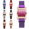 New Casual Fashion Gradient Color Women's Mesh Belt Quartz Watch Women's Watch A Magnet Watch