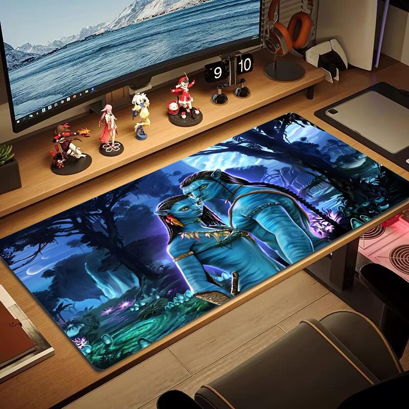 Avatar Color Mouse Pad Large Gaming Table Cushion Non-slip Laptop Tablet Big Mousepad XXL Mat Mini PC Playmat With Lock edge